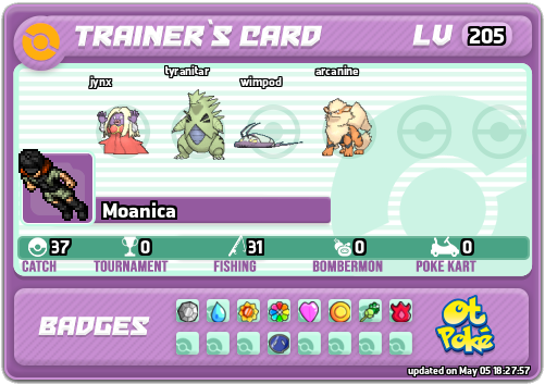 Moanica Card otPokemon.com