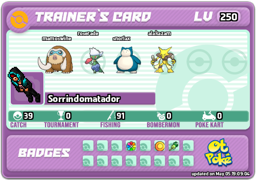 Sorrindomatador Card otPokemon.com