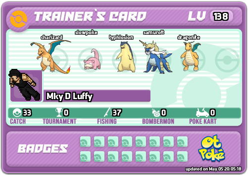Mky D Luffy Card otPokemon.com