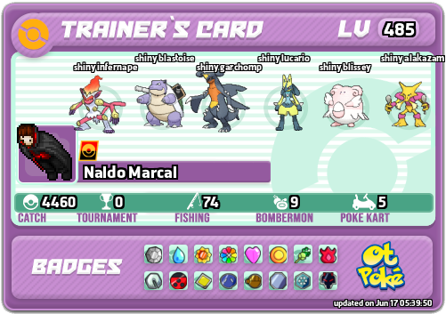 Naldo Marcal Card otPokemon.com