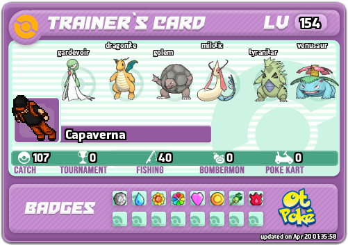 Capaverna Card otPokemon.com