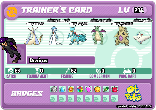 Drairus Card otPokemon.com