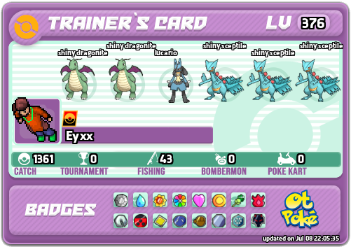 Eyxx Card otPokemon.com
