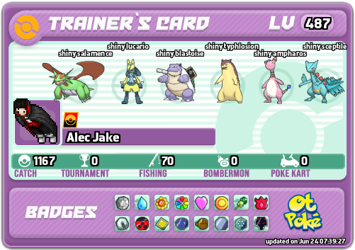 Alec Jake Card otPokemon.com