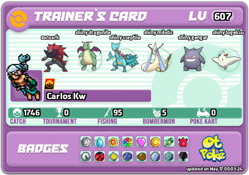 Carlos Kw Card otPokemon.com