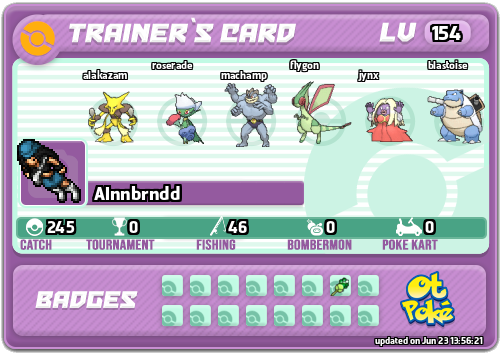 Alnnbrndd Card otPokemon.com