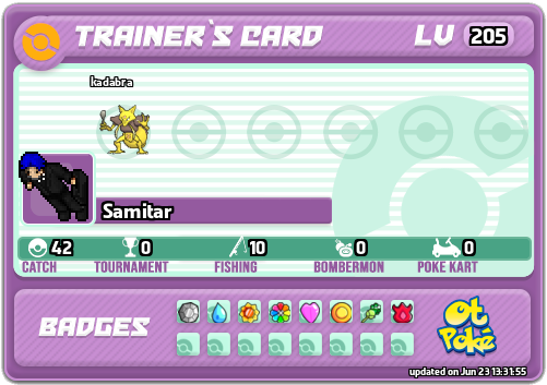 Samitar Card otPokemon.com