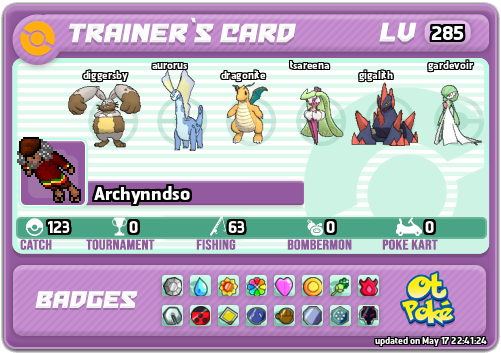 Archynndso Card otPokemon.com