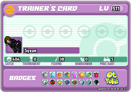 Syzze Card otPokemon.com