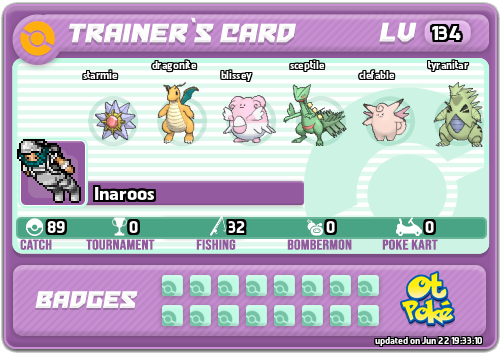 Inaroos Card otPokemon.com