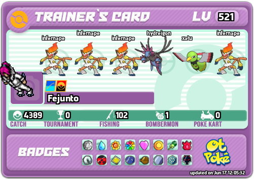 Fejunto Card otPokemon.com