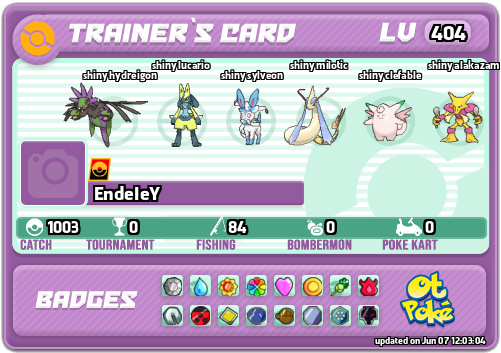 EndeIeY Card otPokemon.com