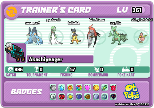 Akashiyeager Card otPokemon.com