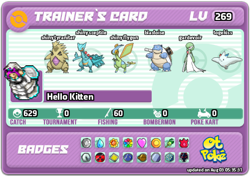 Hello Kitten Card otPokemon.com