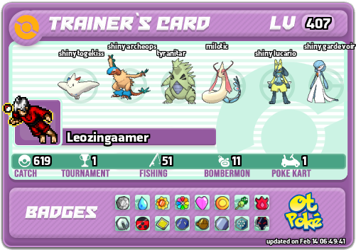 Leozingaamer Card otPokemon.com