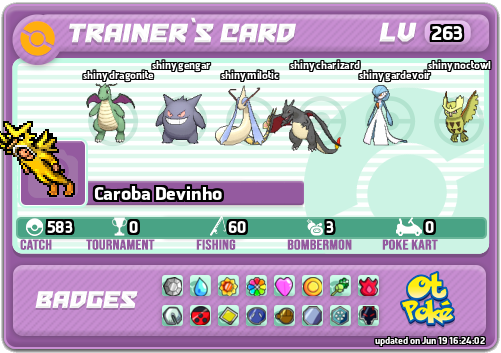 Caroba Devinho Card otPokemon.com