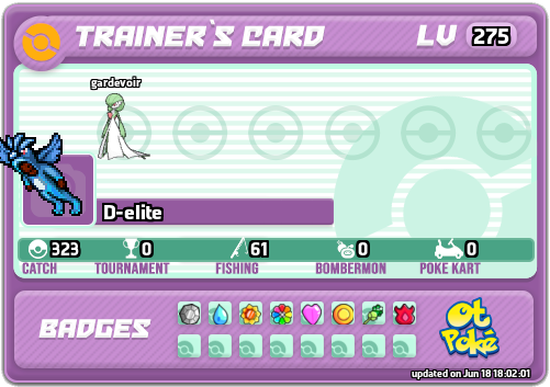 D-elite Card otPokemon.com