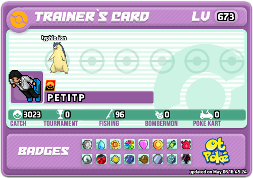 P E T I T P Card otPokemon.com