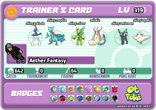 Aether Fantasy Card otPokemon.com