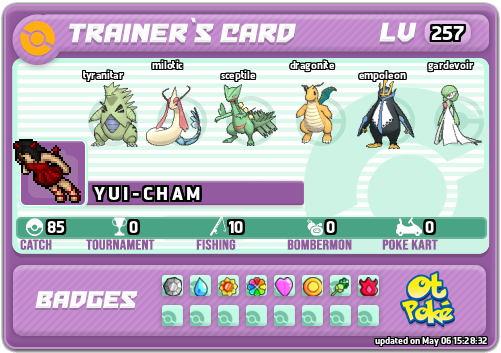Y U I - C H A M Card otPokemon.com