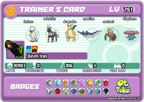 Jinm Inn Card otPokemon.com