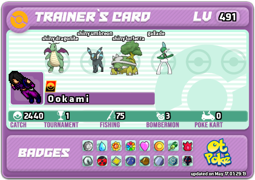 O o k a m i Card otPokemon.com