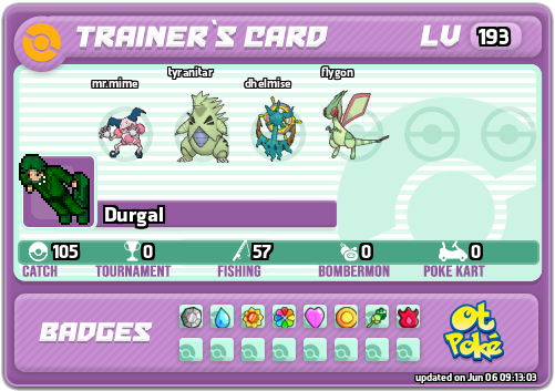 Durgal Card otPokemon.com