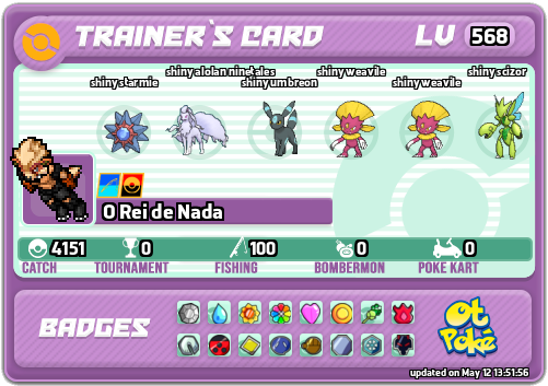 O Rei de Nada Card otPokemon.com