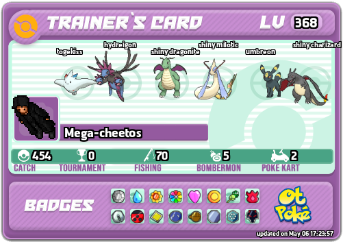 Mega-cheetos Card otPokemon.com