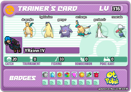 YRzinn IV Card otPokemon.com