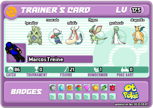 Marcos Treine Card otPokemon.com