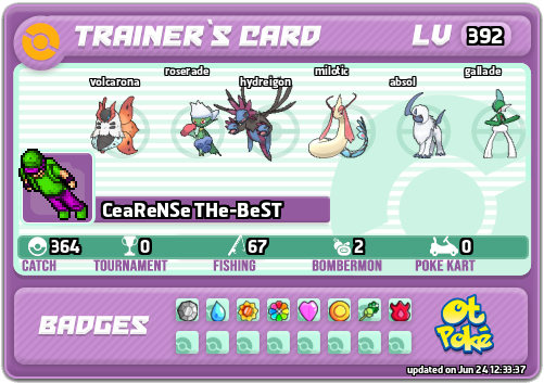 CeaReNSe THe-BeST Card otPokemon.com