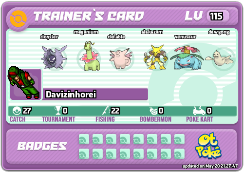 Davizinhorei Card otPokemon.com