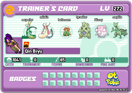Qin Biyu Card otPokemon.com