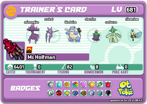 Ms Holfman Card otPokemon.com