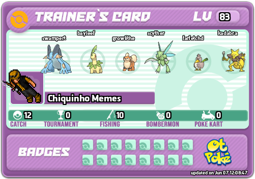 Chiquinho Memes Card otPokemon.com