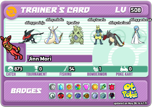 Jinn Mori Card otPokemon.com