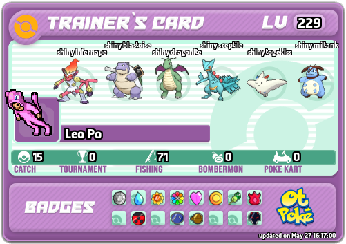 Leo Po Card otPokemon.com