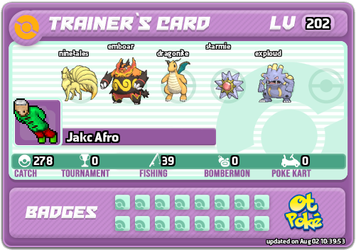 Jakc Afro Card otPokemon.com