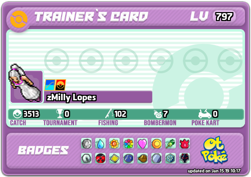 zMilly Lopes Card otPokemon.com