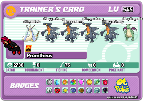 Promtheus Card otPokemon.com