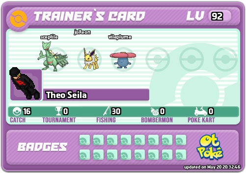 Theo Seila Card otPokemon.com