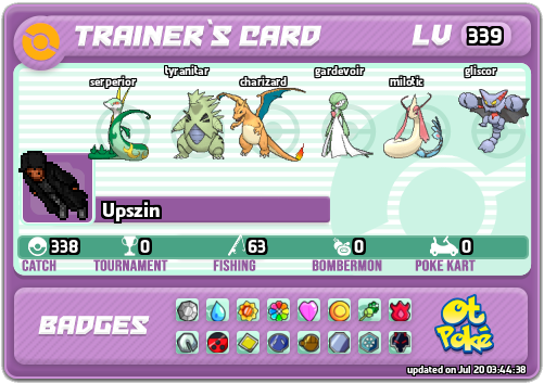 Upszin Card otPokemon.com