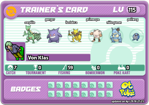 Von Klas Card otPokemon.com