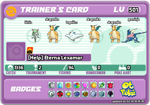 [Help] Eterna Lexamar Card otPokemon.com