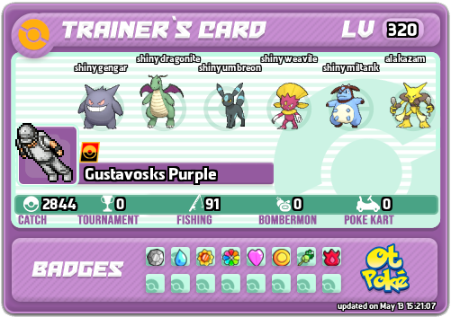 Gustavosks Purple Card otPokemon.com