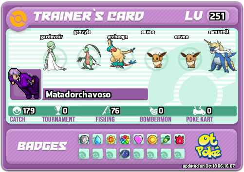 Matadorchavoso Card otPokemon.com