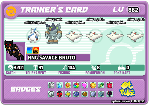 RNG SAVAGE BRUTO Card otPokemon.com