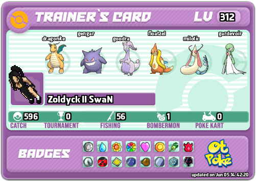 Zoldyck II SwaN Card otPokemon.com