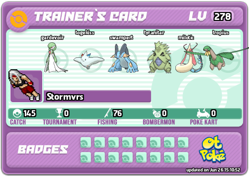 Stormvrs Card otPokemon.com